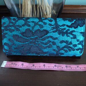Turquoise & Black Wallet